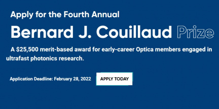 4th Bernard J. Couillaud Prize for Young Scientists