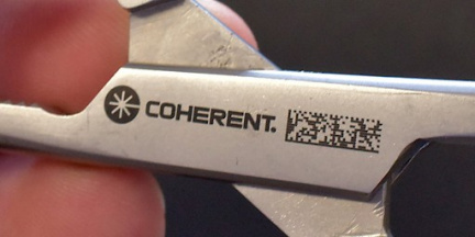 Flexible laser marking solution for medical materials