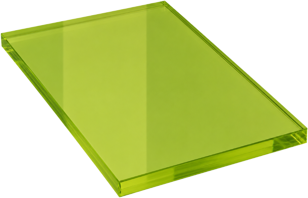 Fotka Laserschutzscheibe Univet 708.QK (grünes Acrylglas, 3,3 mm)