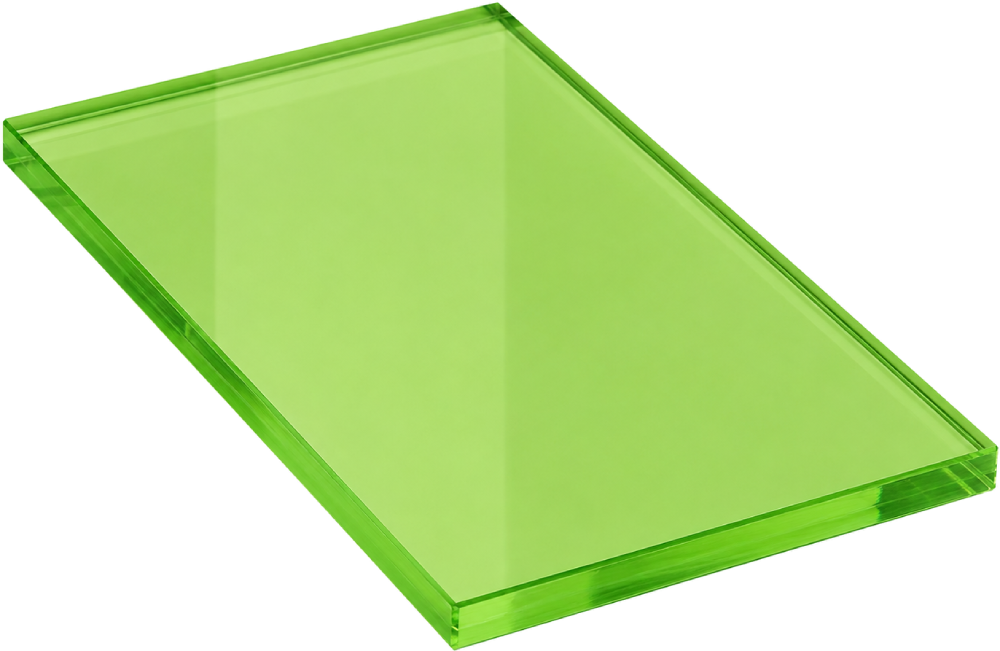 Fotka Laserschutzscheibe Univet 708.EK (grünes Acrylglas, 3,2 mm)