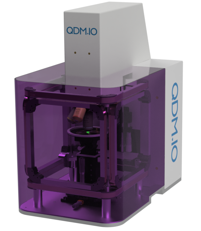 Fotka Quantum-Diamond-Mikroskop